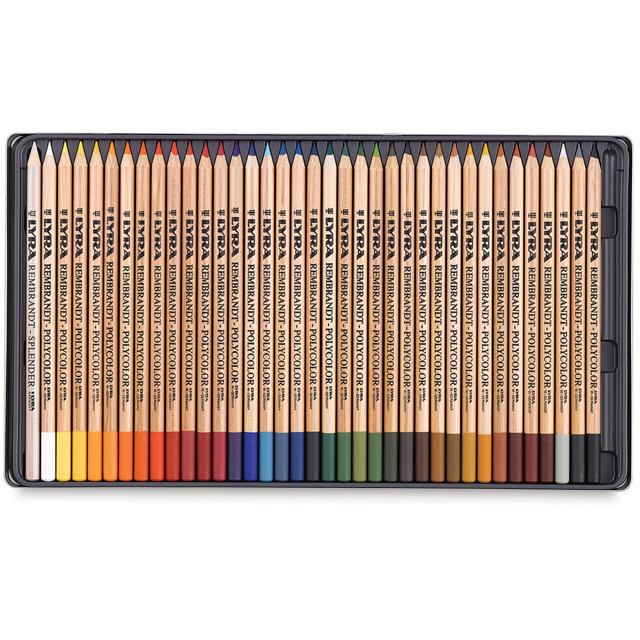 Lyra Rembrandt Polycolor Premium Oil-Based Colored Pencil Set - Set of 36, Assorted Colors